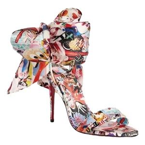 Christian Louboutin Sandale du Desert Sandal with Ankle Tie